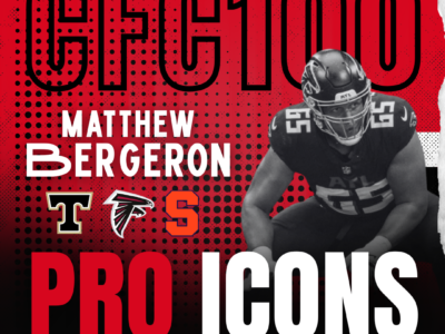 CFC100 Pro Icons: Atlanta Falcons OL Matthew Bergeron holding down the Falcons’ fort
