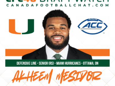 CFC40 Draft Watch: DL Akheem Mesidor (Miami)