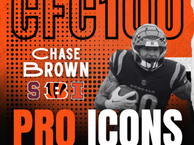 CFC100 Pro Icons: Bengals RB Chase Brown’s shared path to glory