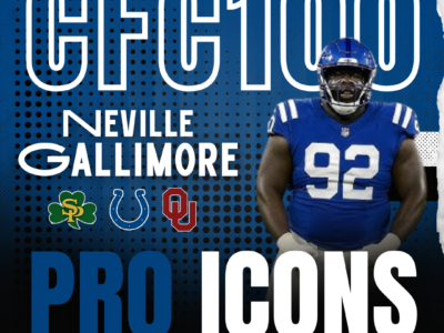 CFC100 Pro Icons: Indianapolis Colts DT Neville Gallimore’s road to becoming a seasoned NFL vet