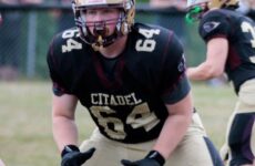 CFC Camp Spotlight: Citadel OT Blair turns a late start into early impact up front