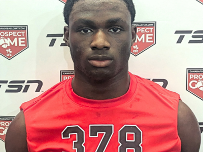 CFC Prospect Game: Brebeuf DE Idowu fueled by intensity and a relentless motor
