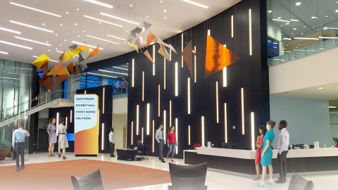 optum AIsummit2023 lobby