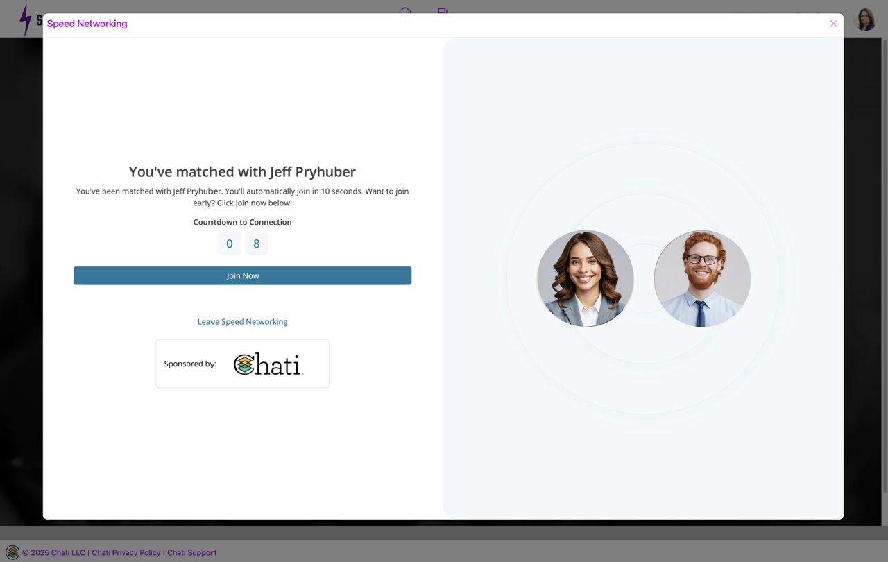 SpeedNetworking match