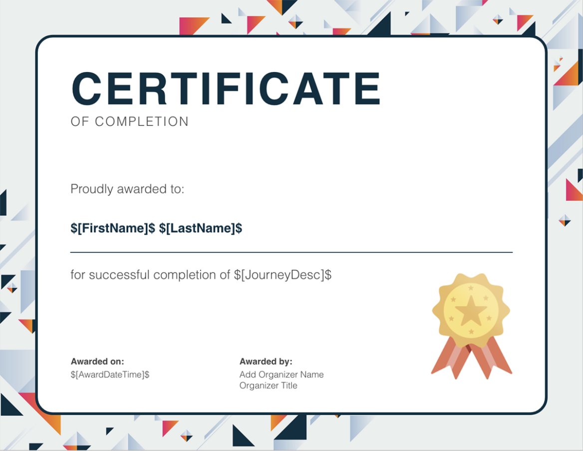 Cert complete