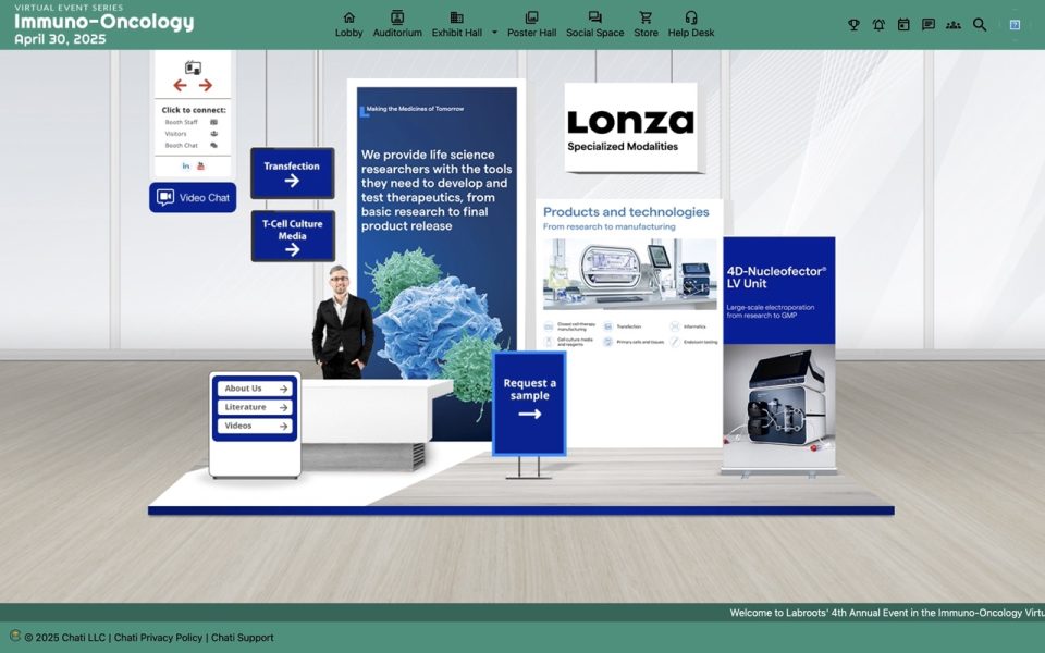 Lonza booth Large