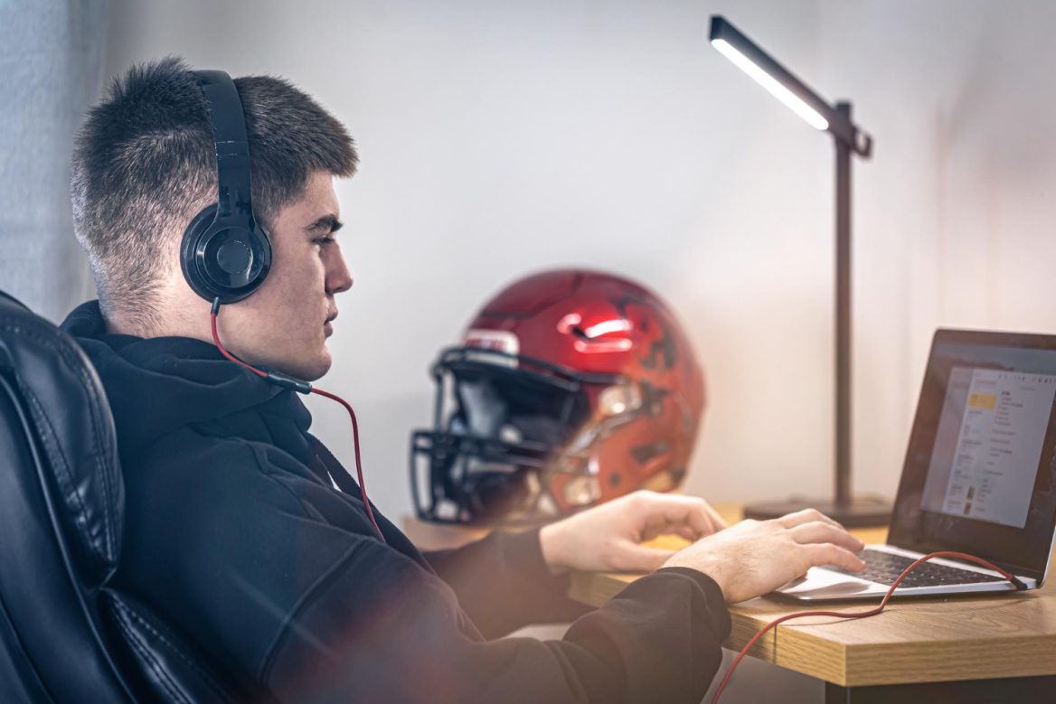 Chati Virtual Event user participating in an online sports call