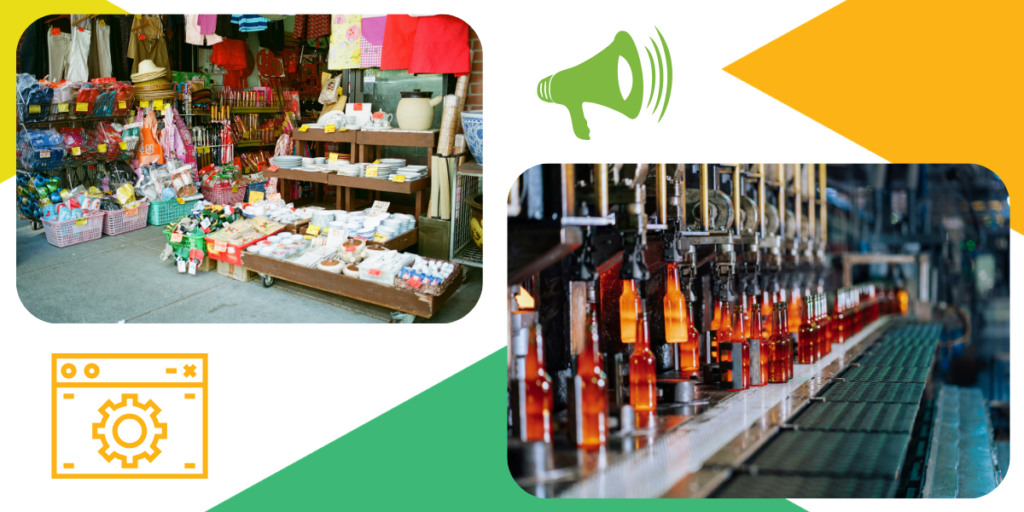 Graphic for Chati blog post about manufacturing