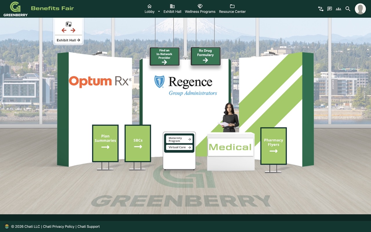greenberry virtual booth 1