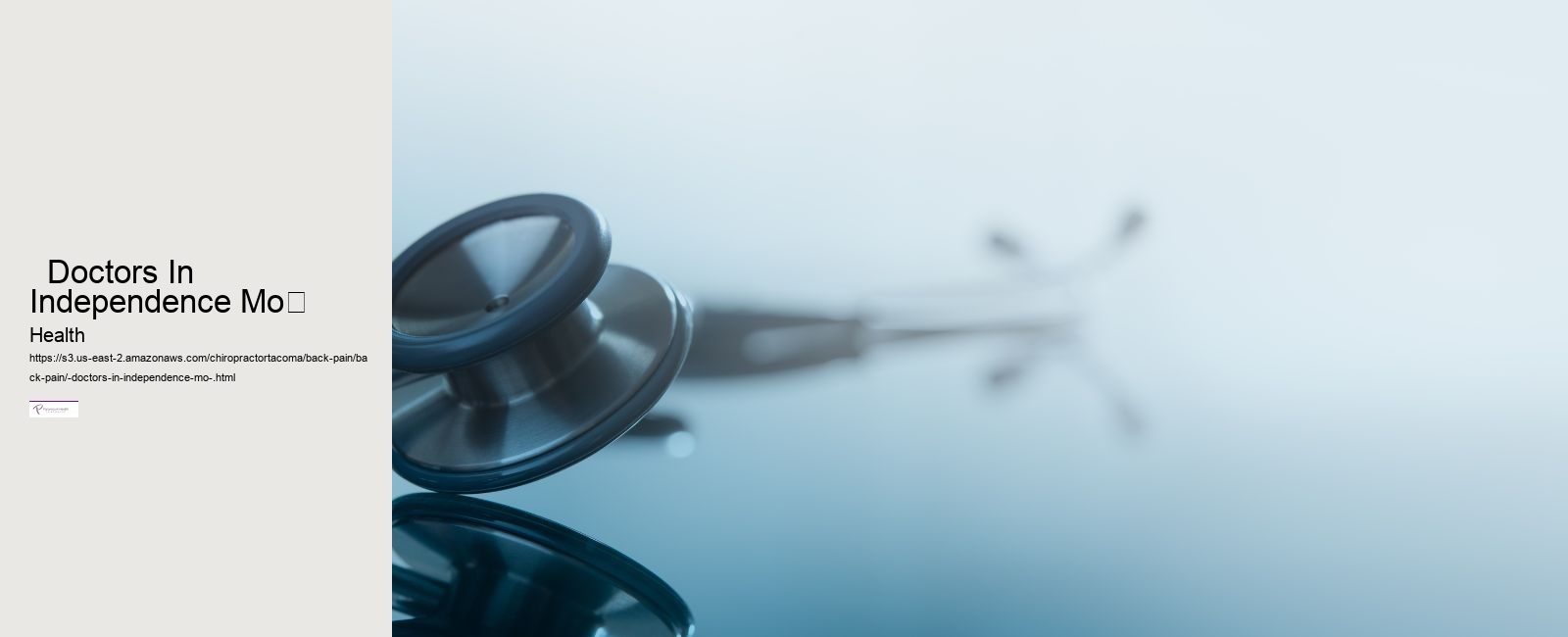   Doctors In Independence Mo	 