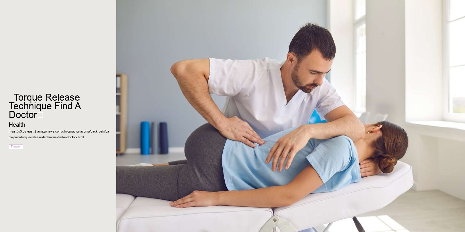   Torque Release Technique Find A Doctor	 