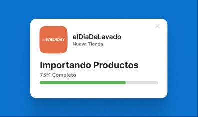 Imagen de importación de datos