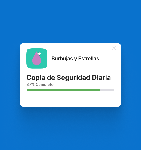 Imagen de datos sincronizados