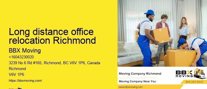 Long distance office relocation Richmond