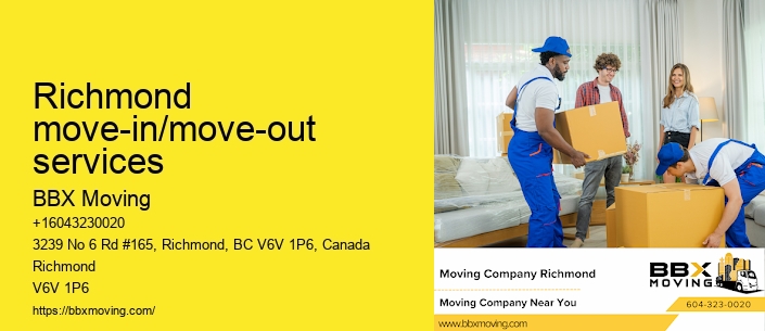 Richmond move-in/move-out services