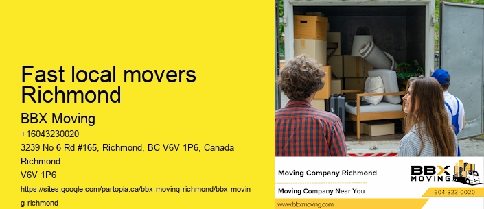 Fast local movers Richmond