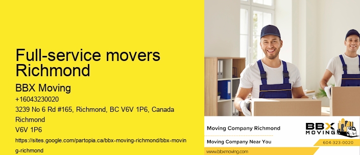 Full-service movers Richmond