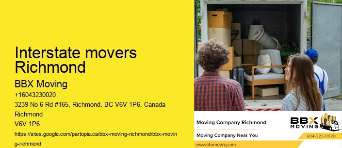 Interstate movers Richmond