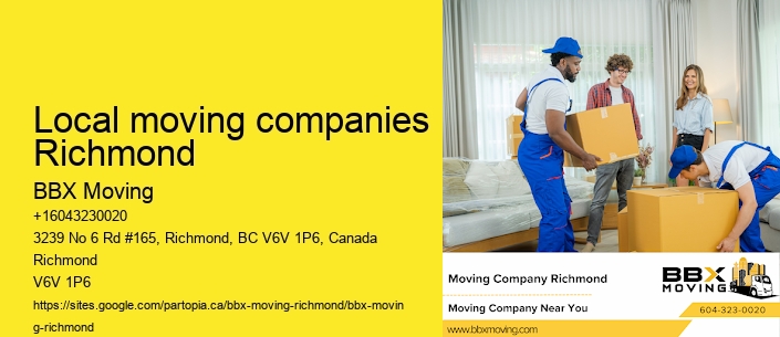 Local moving companies Richmond