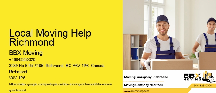 Local Moving Help Richmond