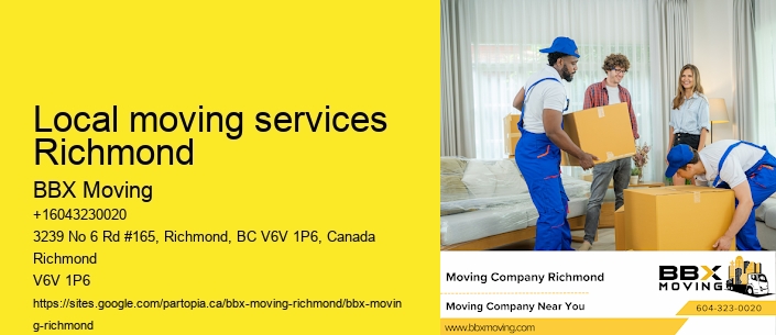 Local moving services Richmond