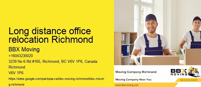 Long distance office relocation Richmond
