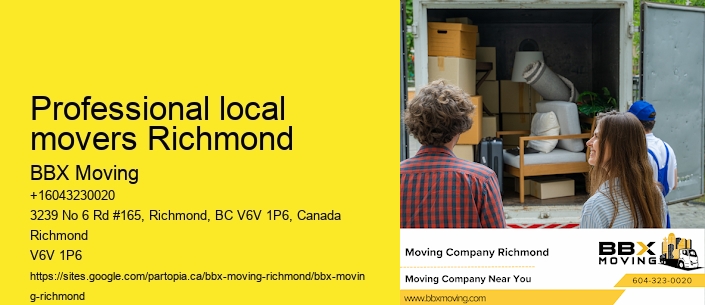 Professional local movers Richmond