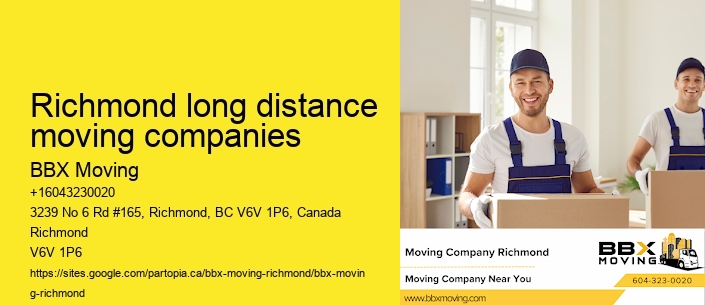 Richmond long distance moving companies