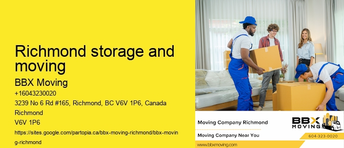 Richmond storage and moving