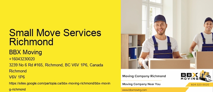 Small Move Services Richmond