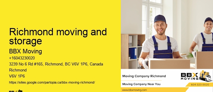 Richmond moving and storage