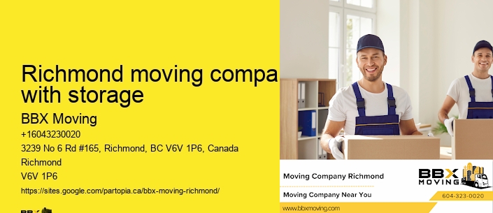 Richmond moving company with storage