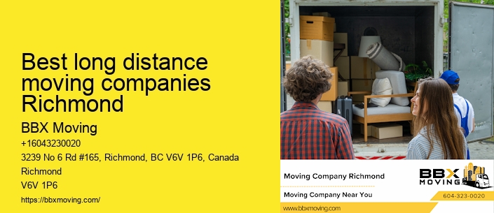 Best long distance moving companies Richmond