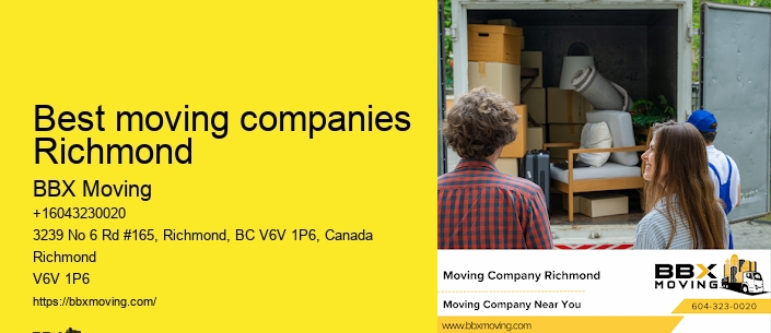 Best moving companies Richmond