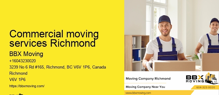 Commercial moving services Richmond