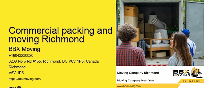 Commercial packing and moving Richmond