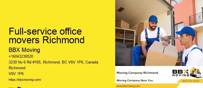Full-service office movers Richmond