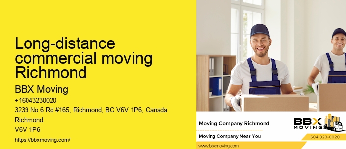 Long-distance commercial moving Richmond