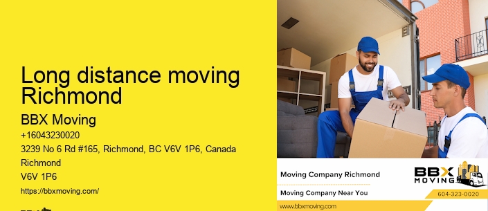 Long distance moving Richmond
