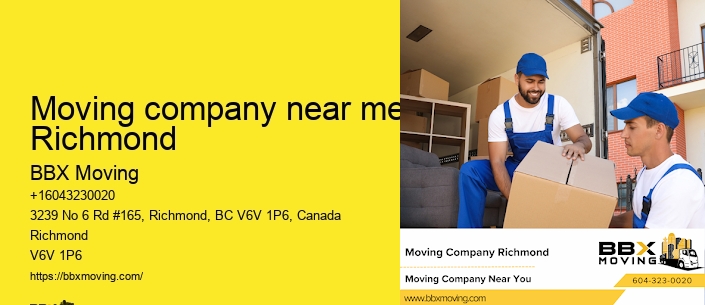 Moving company near me Richmond