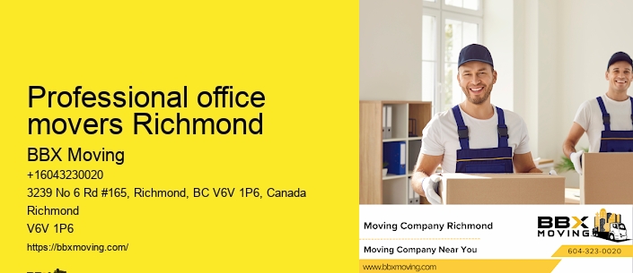 Professional office movers Richmond