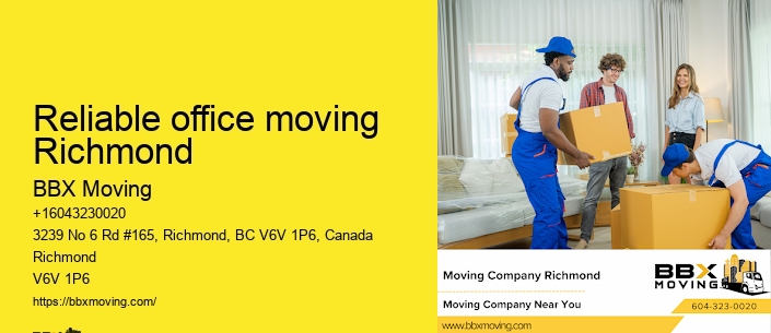 Reliable office moving Richmond