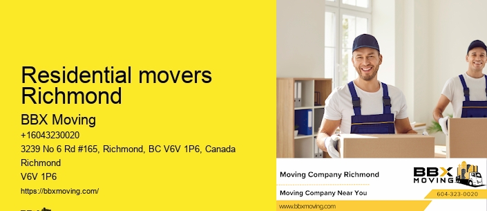 Residential movers Richmond