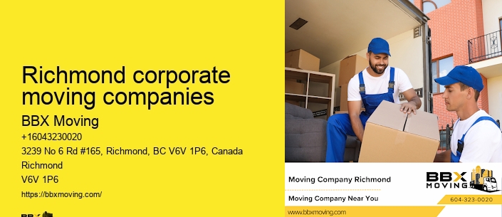 Richmond corporate moving companies