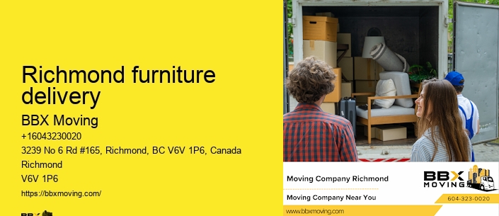 Richmond furniture delivery