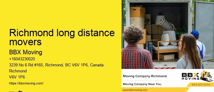 Richmond long distance movers