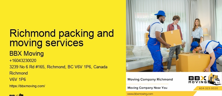 Richmond packing and moving services