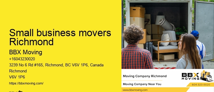Small business movers Richmond