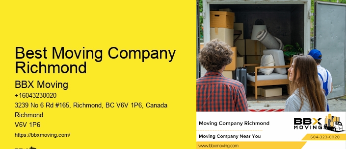Best Moving Company Richmond