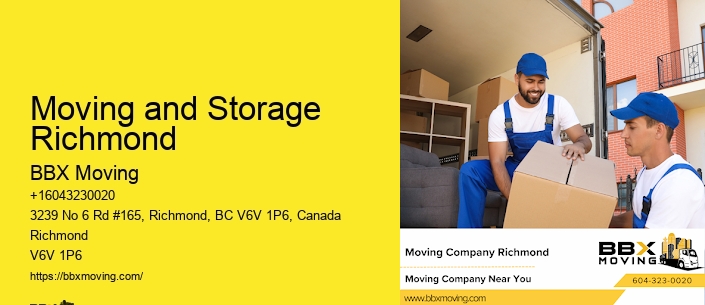Moving and Storage Richmond